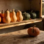 Conservation des courges : triez votre récolte et stockez-la au sec dans un lieu ventilé