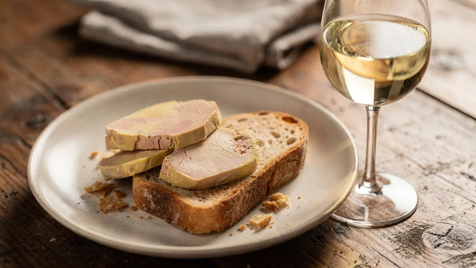 Foie gras : Kieran Ferragu conseille le Chablis ou le Sancerre pour leur acidité Foie gras : Kieran Ferragu conseille le Chablis ou le Sancerre pour leur acidité