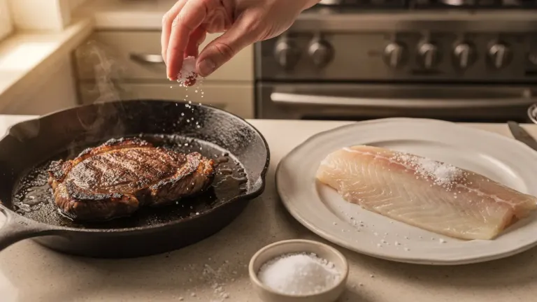 Le moment exact pour saler la viande et le poisson diffère selon Arguiñano