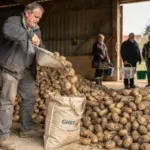 À Penin, le choix d’un agriculteur de donner ses pommes de terre invendues
