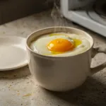 Œuf au plat en tasse au micro-ondes : méthode de cuisson et précautions à prendre